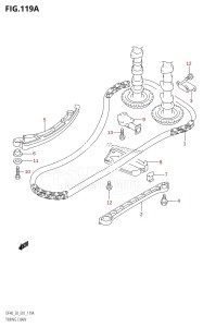 DF50 From 05001F-421001 (E01 E40)  2004 drawing TIMING CHAIN