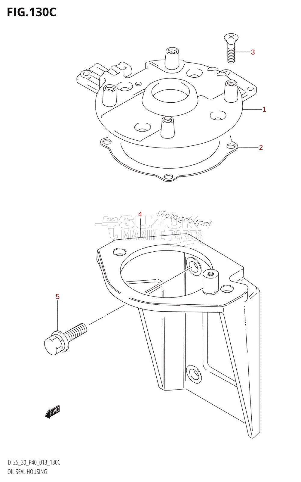 OIL SEAL HOUSING (DT30R:P40)