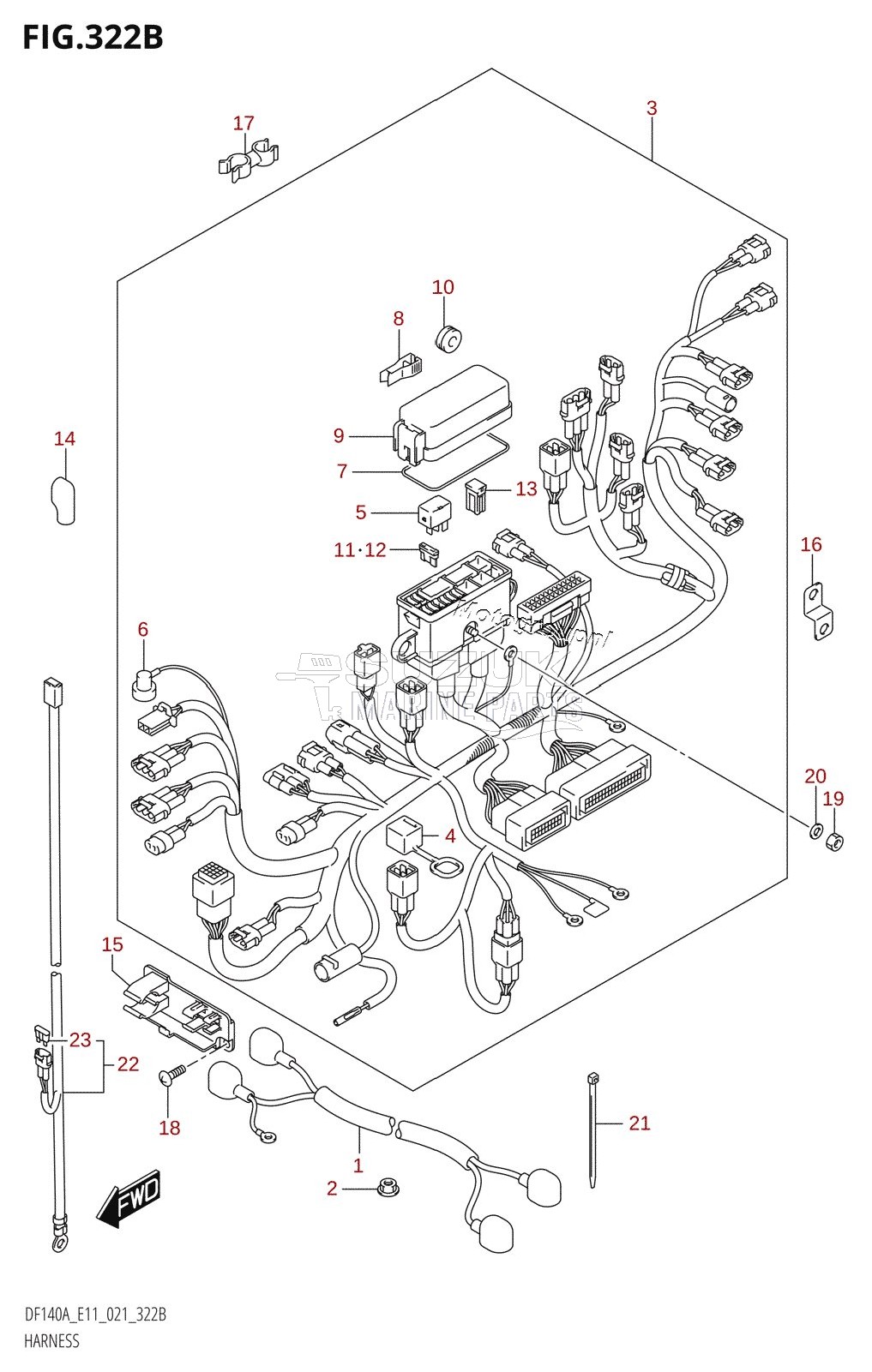 HARNESS (DF115AST,DF115AT,DF115AZ)