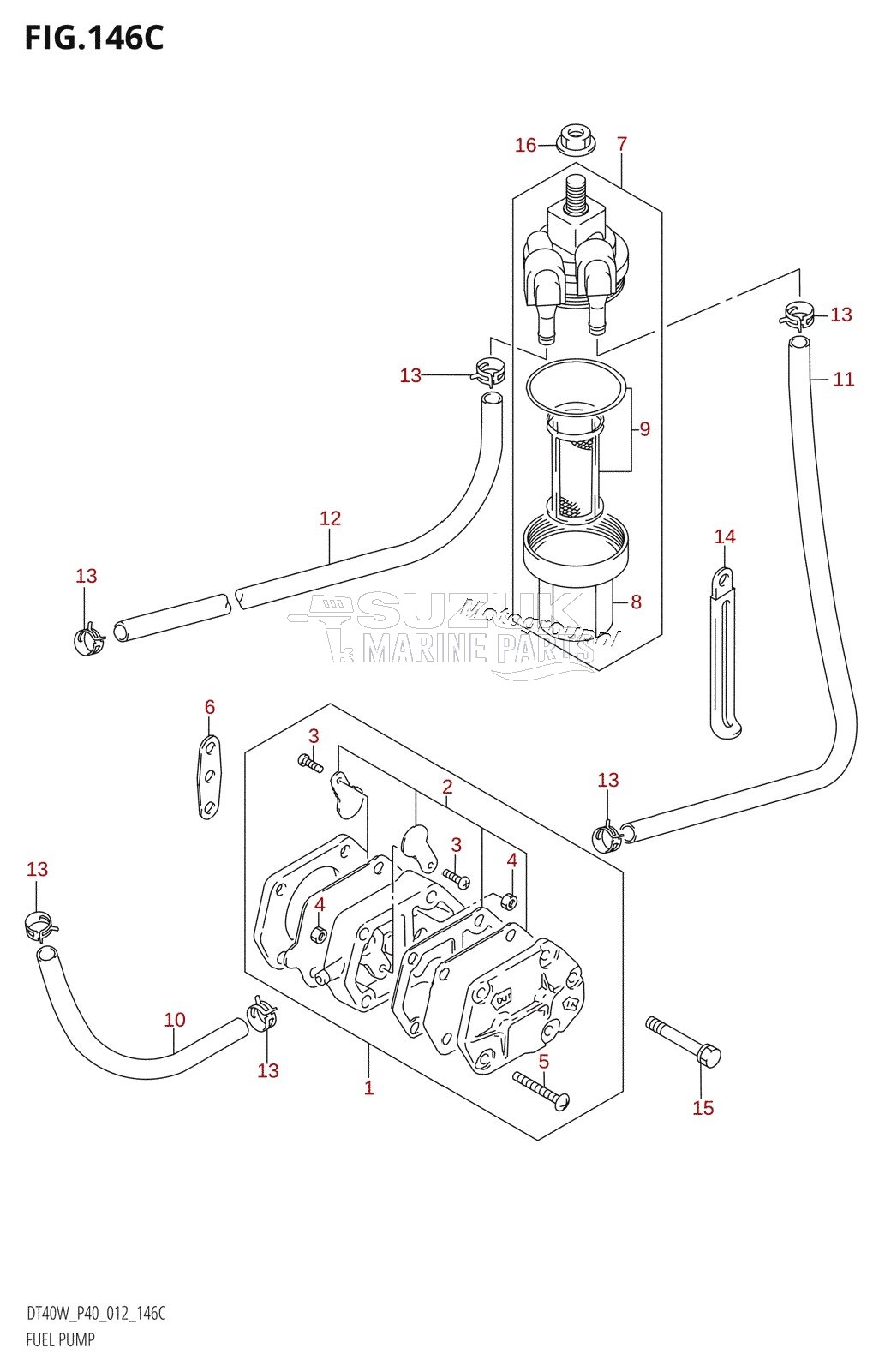 FUEL PUMP (DT40WR:P40)