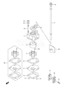 DF 9.9A drawing Water Pump