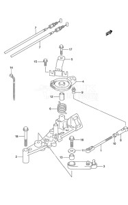 DF 250 drawing Throttle Rod