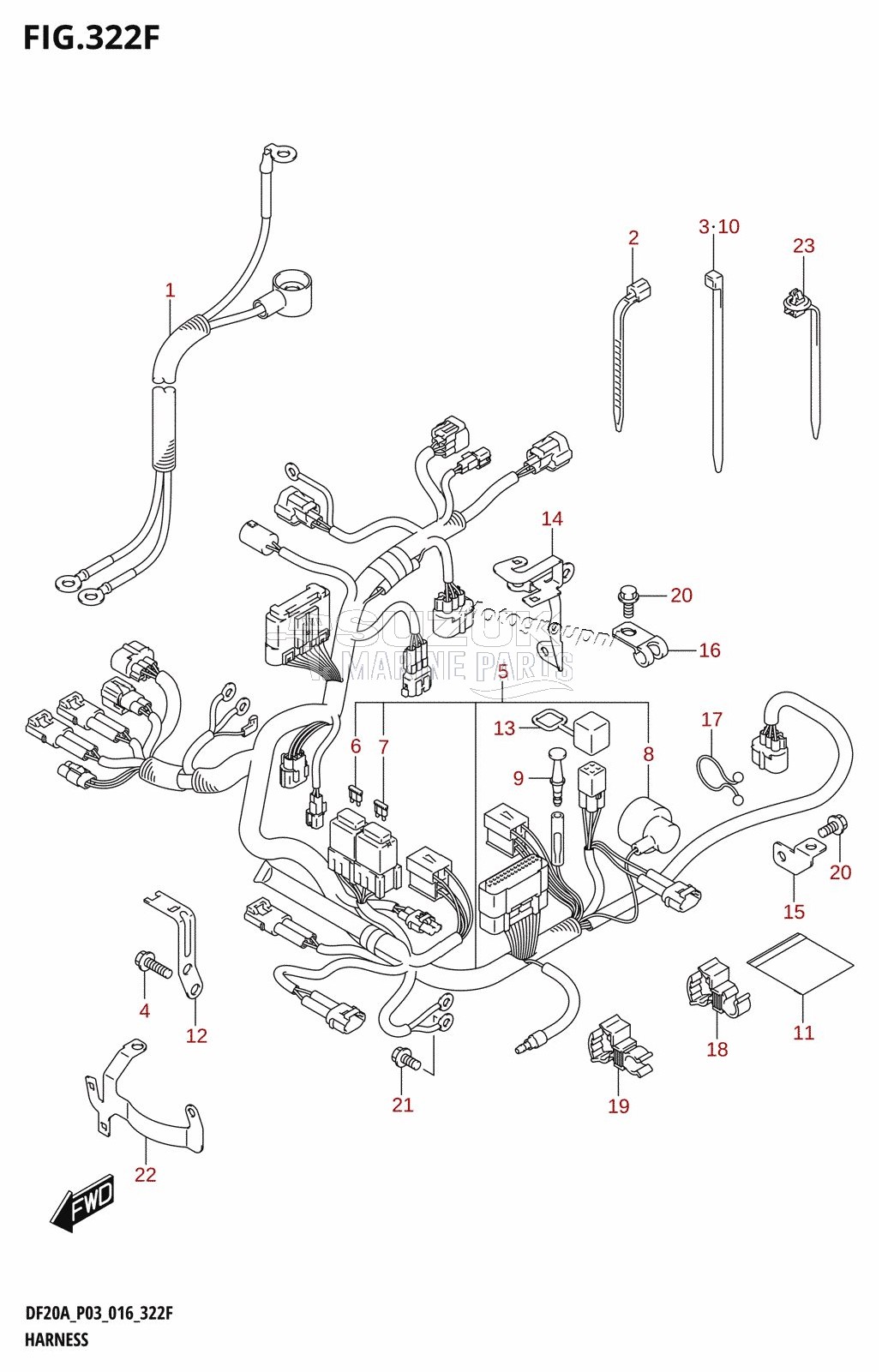 HARNESS (DF15ATH:P03)