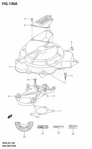 DF50A From 05003F-110001 (E03)  2011 drawing RING GEAR COVER