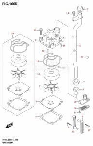 DF50A From 05004F-710001 (E03)  2017 drawing WATER PUMP (DF50AVT:E03)