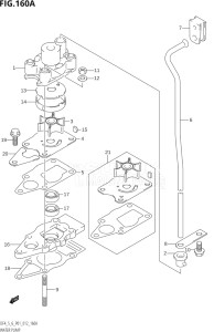 00502F-210001 (2012) 5hp P01-Gen. Export 1 (DF5) DF5 drawing WATER PUMP