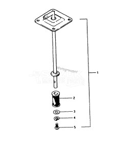 DT9.9 From 0991-200001 ()  1982 drawing FUEL TANK OUTLET (MODEL G, J)