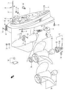 DT100 From 10001-351001 ()  1993 drawing GEAR CASE