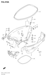 11503F-210001 (2012) 15hp P03-U.S.A (DF15) DF15 drawing SIDE COVER (DF9.9T:P03)