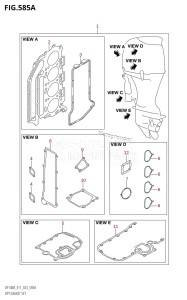 DF115BT From 11506F-240001 (E11 E40)  2022 drawing OPT:GASKET SET