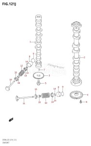 DF80A From 08002F-410001 (E01 E40)  2014 drawing CAMSHAFT (DF90ATH:E01)