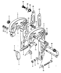 DT35 From 4001-100001 ()  1988 drawing CLAMP BRACKET