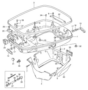 DT100 From 10001-351001 ()  1993 drawing LOWER COVER