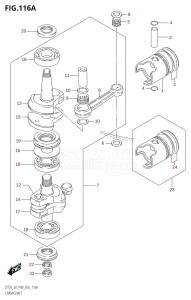 DT30 From 03005-610001 ()  2016 drawing CRANKSHAFT (DT25K:P36)