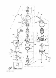 FL150AETL drawing STARTER-MOTOR