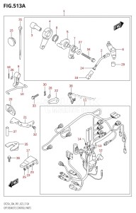 DF30A From 03003F-340001 (P01 P40)  2023 drawing OPT:REMOTE CONTROL PARTS (DF25A,DF30A,DF30AQ)