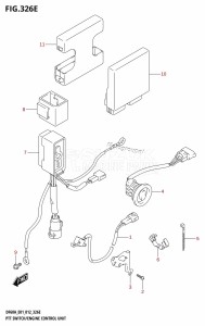 DF50A From 05003F-210001 (E01)  2012 drawing PTT SWITCH /​ ENGINE CONTROL UNIT (DF50ATH:E01)