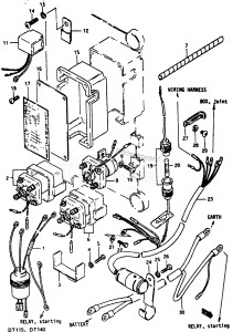 DT115 From 11501-200001 ()  1982 drawing ELECTRICAL (1)