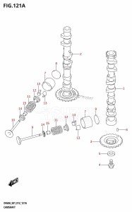 DF40A From 04003F-210001 (E01)  2012 drawing CAMSHAFT