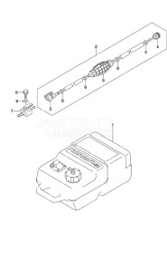 Outboard DF 25A drawing Fuel Tank