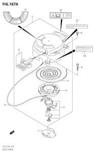 00251F-880001 (2008) 2.5hp P03-U.S.A (DF2.5K8) DF2.5 drawing RECOIL STARTER