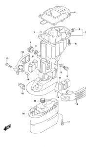 DF 20A drawing Drive Shaft Housing