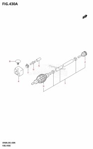 DF40A From 04003F-110001 (E03)  2011 drawing FUEL HOSE