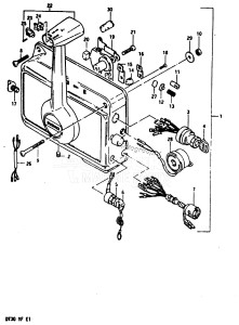 DT30 From 03001-408067 till 411086 ()  1985 drawing OPTIONAL : REMOTE CONTROL (2)