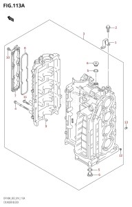 DF140A From 14003F-310001 (E03)  2013 drawing CYLINDER BLOCK