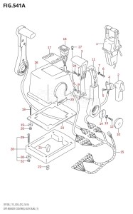 DF100 From 10002F-110001 (E03)  2011 drawing OPT:REMOTE CONTROL ASSY DUAL (1)