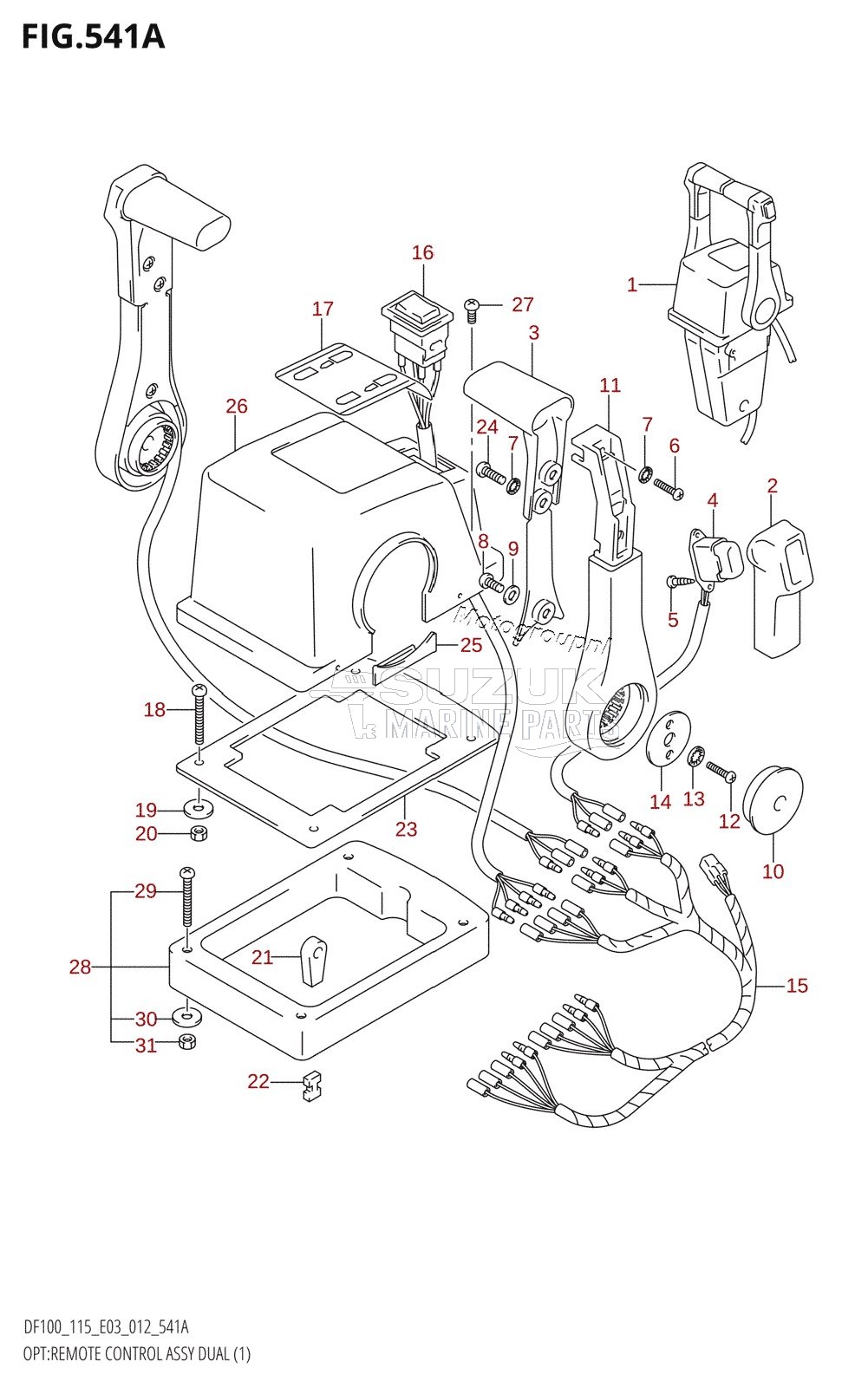 OPT:REMOTE CONTROL ASSY DUAL (1)