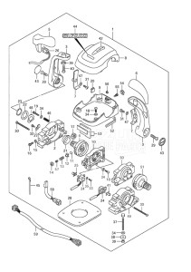 Outboard DF 300A drawing Top Mount Dual