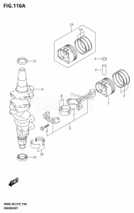 DF40A From 04003F-910001 (E03)  2019 drawing CRANKSHAFT