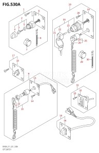 05003F-240001 (2022) 50hp E01 E11-Gen. Export 1-and 2 (DF50AT  DF50AT  DF50ATH  DF50ATH) DF50A drawing OPT:SWITCH (SEE NOTE)