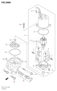 DF115T From 11501F-421001 (E01 E40)  2004 drawing PTT MOTOR