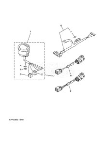 F100A drawing SPEEDOMETER