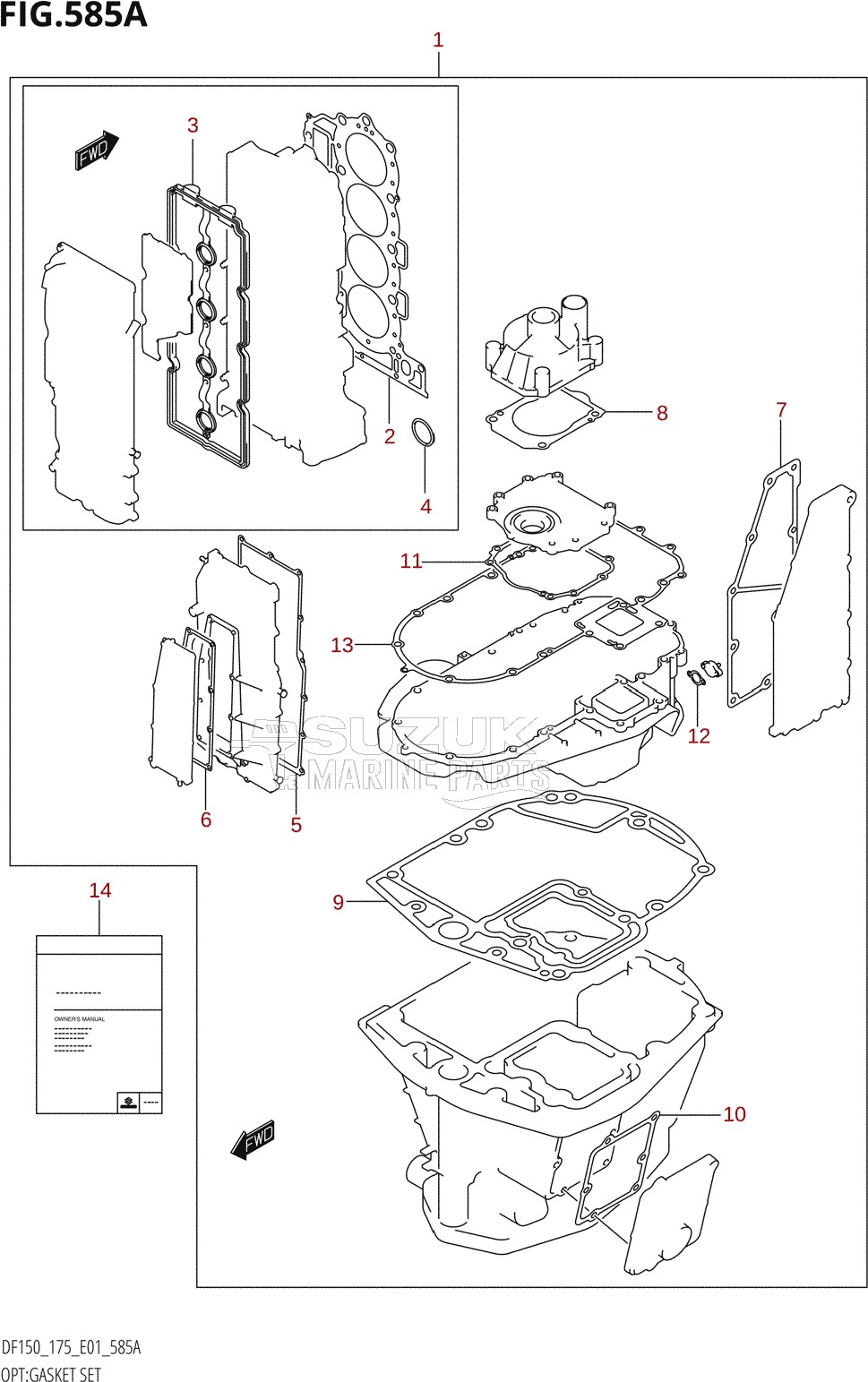 OPT:GASKET SET