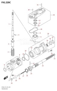 DF40A From 04004F-040001 (E34-Italy)  2020 drawing TRANSMISSION (DF40AST:E34)