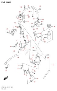 03003F-710001 (2017) 30hp P01 P40-Gen. Export 1 (DF30A  DF30AQ  DF30AR  DF30AT  DF30ATH  DT30  DT30R) DF30A drawing FUEL PUMP (DF25ATH:P01)