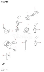 DF225Z From 22503Z-310001 (E01 E40)  2013 drawing SENSOR (DF225T:E40)