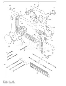 DF15 From 01501F-971001 ()  1999 drawing REMOTE CONTROL (TYPE:R)