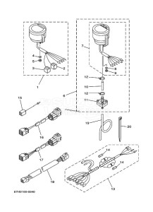 Z150P drawing SPEEDOMETER