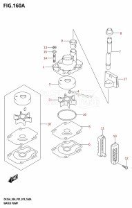 DF30A From 03003F-910001 (P01 P40)  2019 drawing WATER PUMP (DF25A,DF25AR,DF25AT,DF25ATH,DF30AR,DF30AT,DF30ATH)