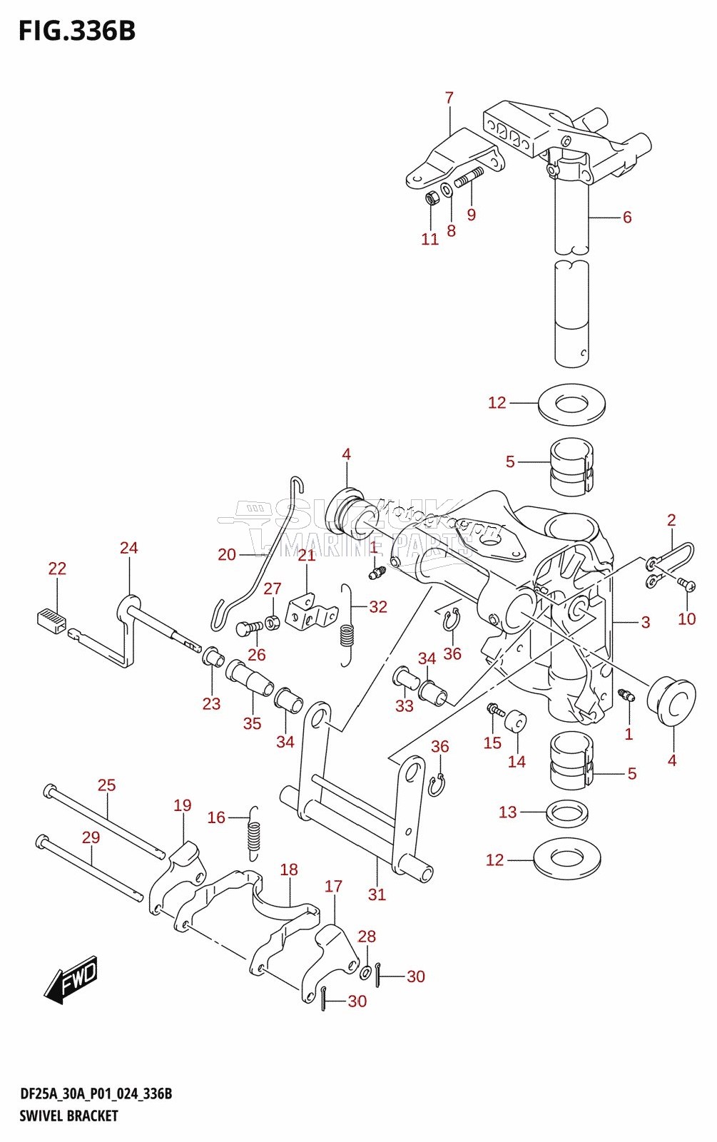 SWIVEL BRACKET (DF30AR)