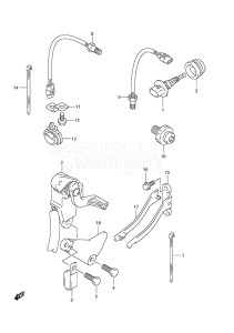 Outboard DF 150 drawing Sensor