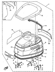 L130BETO drawing FAIRING-UPPER