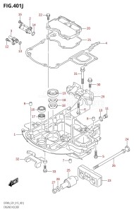 DF90A From 09003F-510001 (E01 E40)  2015 drawing ENGINE HOLDER (DF90ATH:E01)