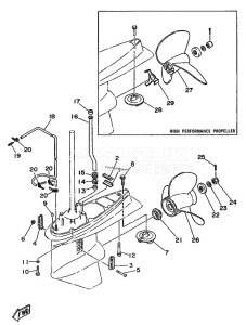 115B drawing PROPELLER-HOUSING-AND-TRANSMISSION