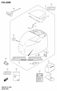 DF40A From 04004F-710001 (E34-Italy)  2017 drawing ENGINE COVER (DF60AVT:E01)