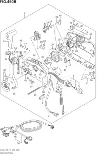 02504F-910001 (2019) 25hp P01-Gen. Export 1 (DF25A  DF25AR  DF25AT  DF25ATH) DF25A drawing REMOTE CONTROL (DF25AT,DF30AT)